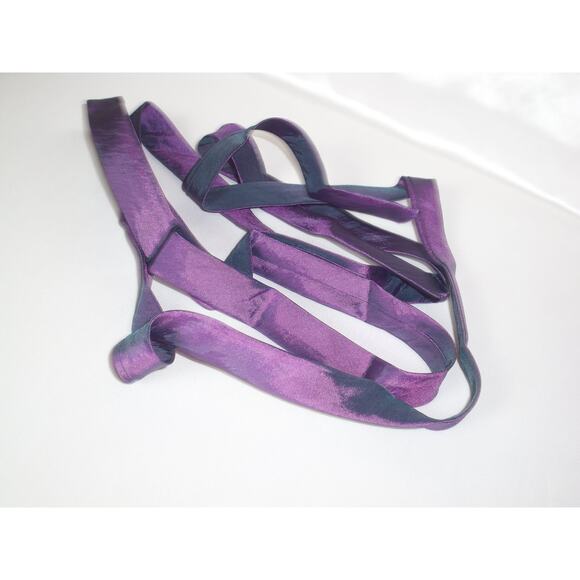 Purple corset lacing, replacement lacing, Corset Back Prom Satin Straps lacing - Picture 3 of 3